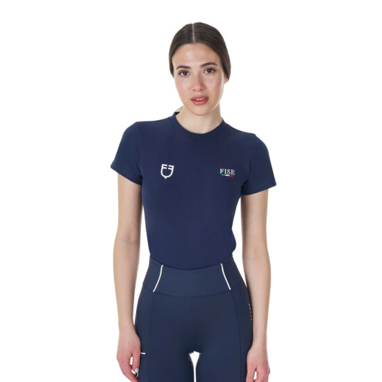T-shirt donna slim fit Equestro X FISE