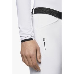 Polo da competizione con zip a maniche lunghe con spallina R-Evo