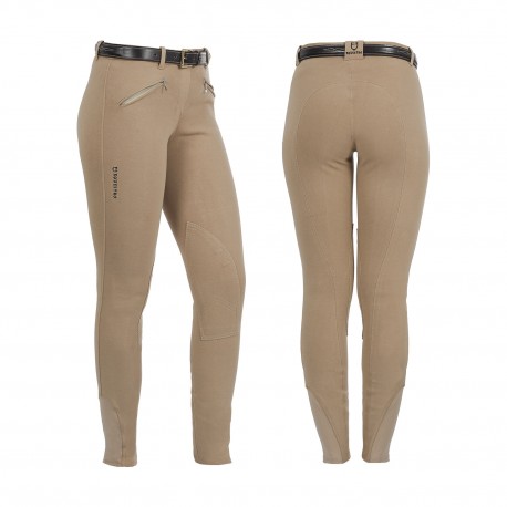 PANTALONI DONNA EQUESTRO MODELLO DEMETRA IN COTONE ELASTICIZZATO