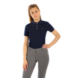 POLO DONNA EQUESTRO BOTTONI MANICA CORTA MODELLO DALAI