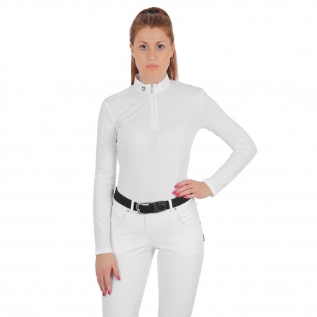 POLO DONNA EQUESTRO MODELLO ARTEMIS IN TESSUTO TECNICO