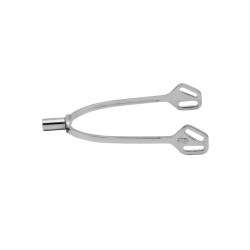 ULTRA fit SLIMLINE spurs with Balkenhol fastening - Stainless steel, 15 mm flat