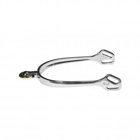 ULTRA FIT SPURS WITH BALKENHOL FASTENING - STAINLESS STEEL, 25 MM HORIZ.COMFORT ROLLER