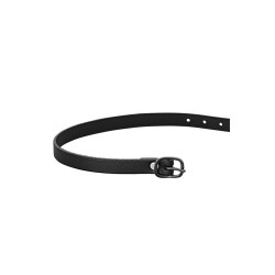 SPERONI HS SPUR STRAPS LEATHER BLACK 45CM W.BUCKLE ST.ST./BLACK