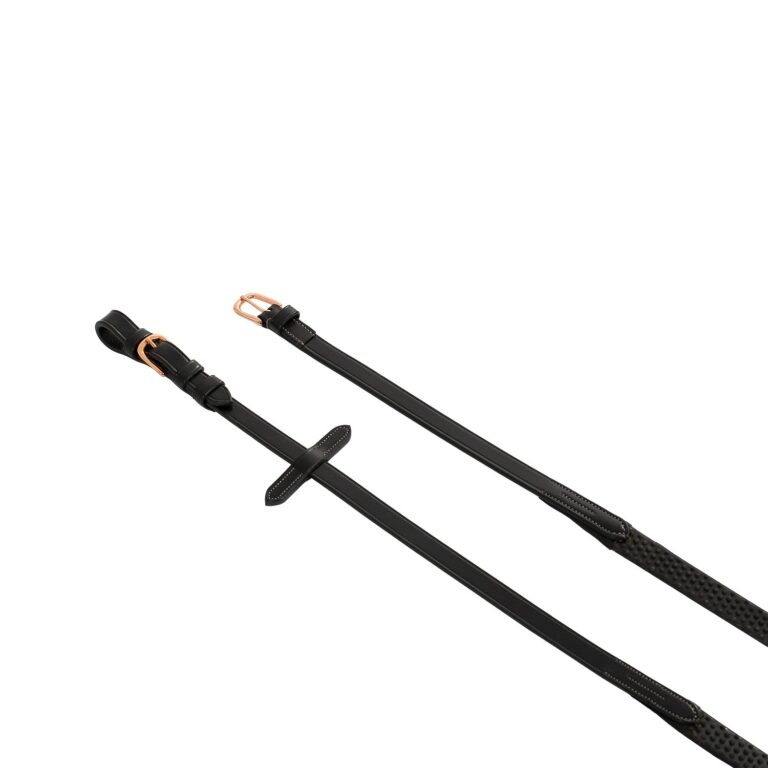 Redini per testiera inglese cuoio e gomma fibbie rose gold