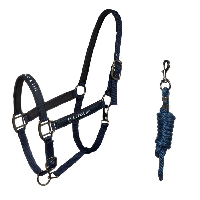 Cavezza imbottita doppia regolazione Equestro X FISE
