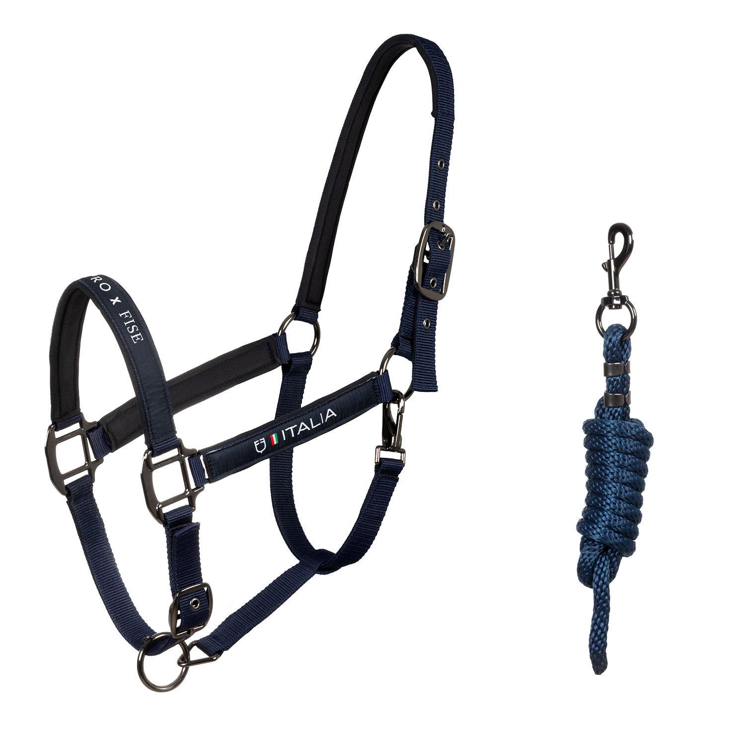 Cavezza imbottita doppia regolazione Equestro X FISE