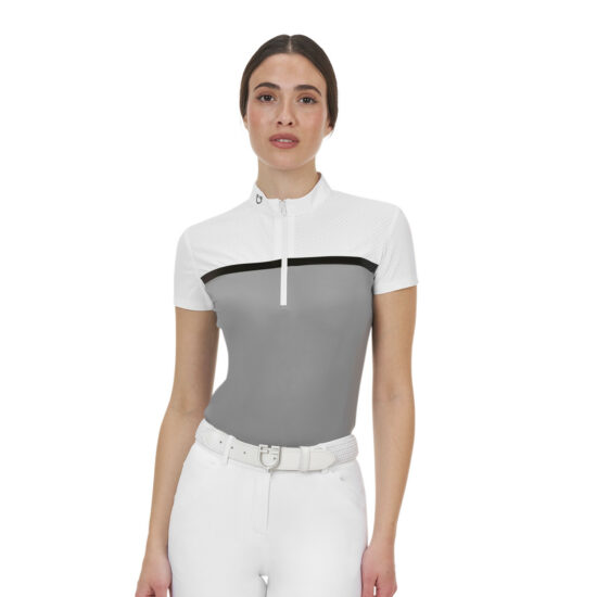 Polo concorso donna Equestro Ridertechnology tessuto traforato