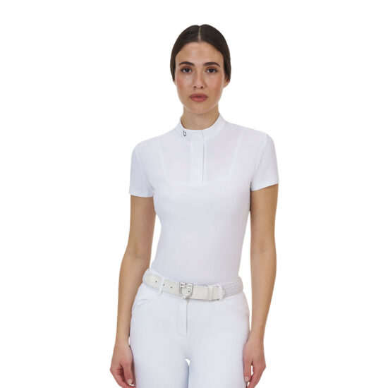 Polo concorso donna Equestro Ridertechnology manica corta