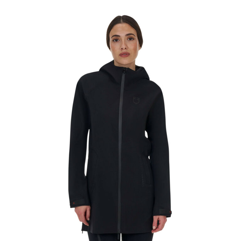 Guscio softshell donna Equestro Ridertechnology impermeabile lungo