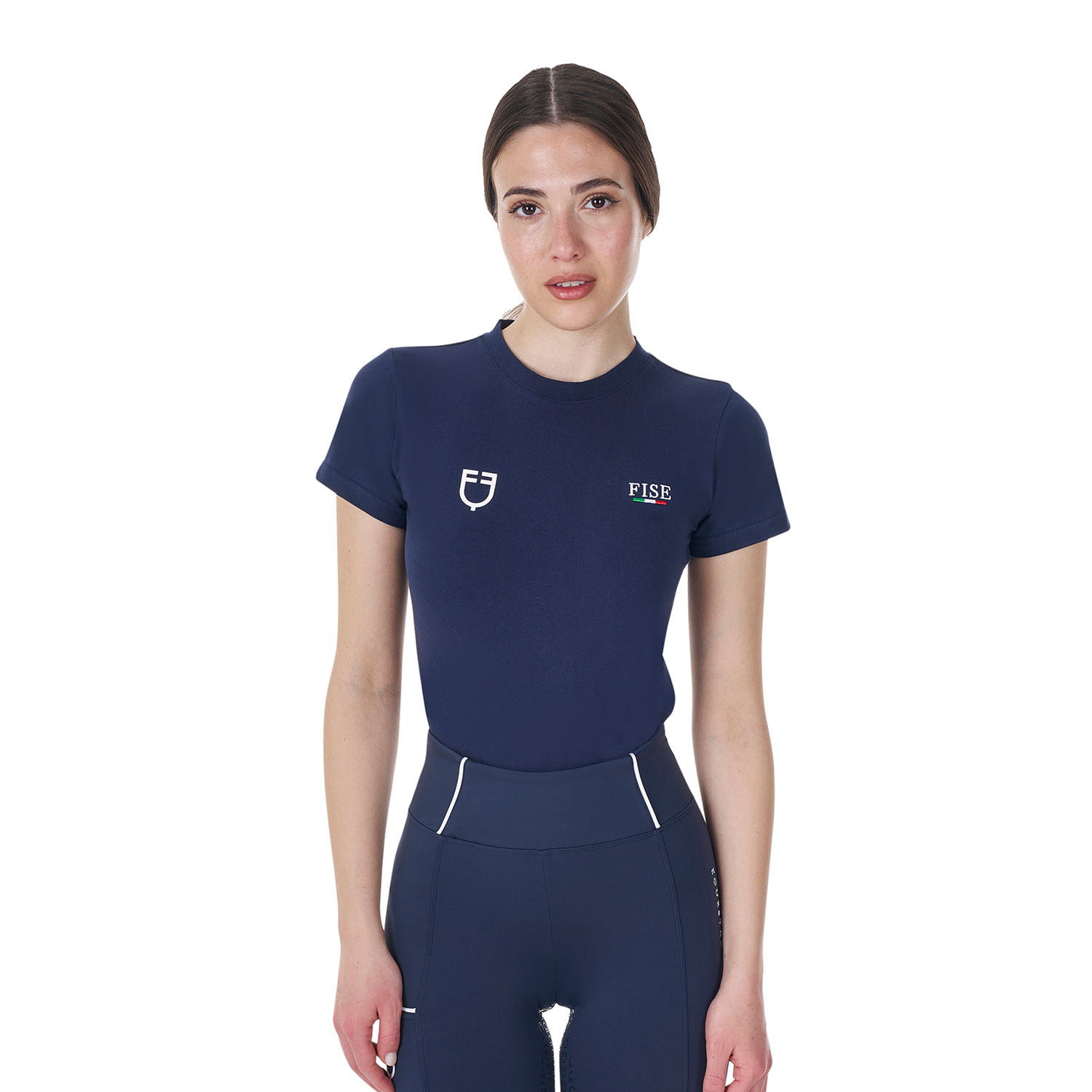 T-shirt donna slim fit Equestro X FISE