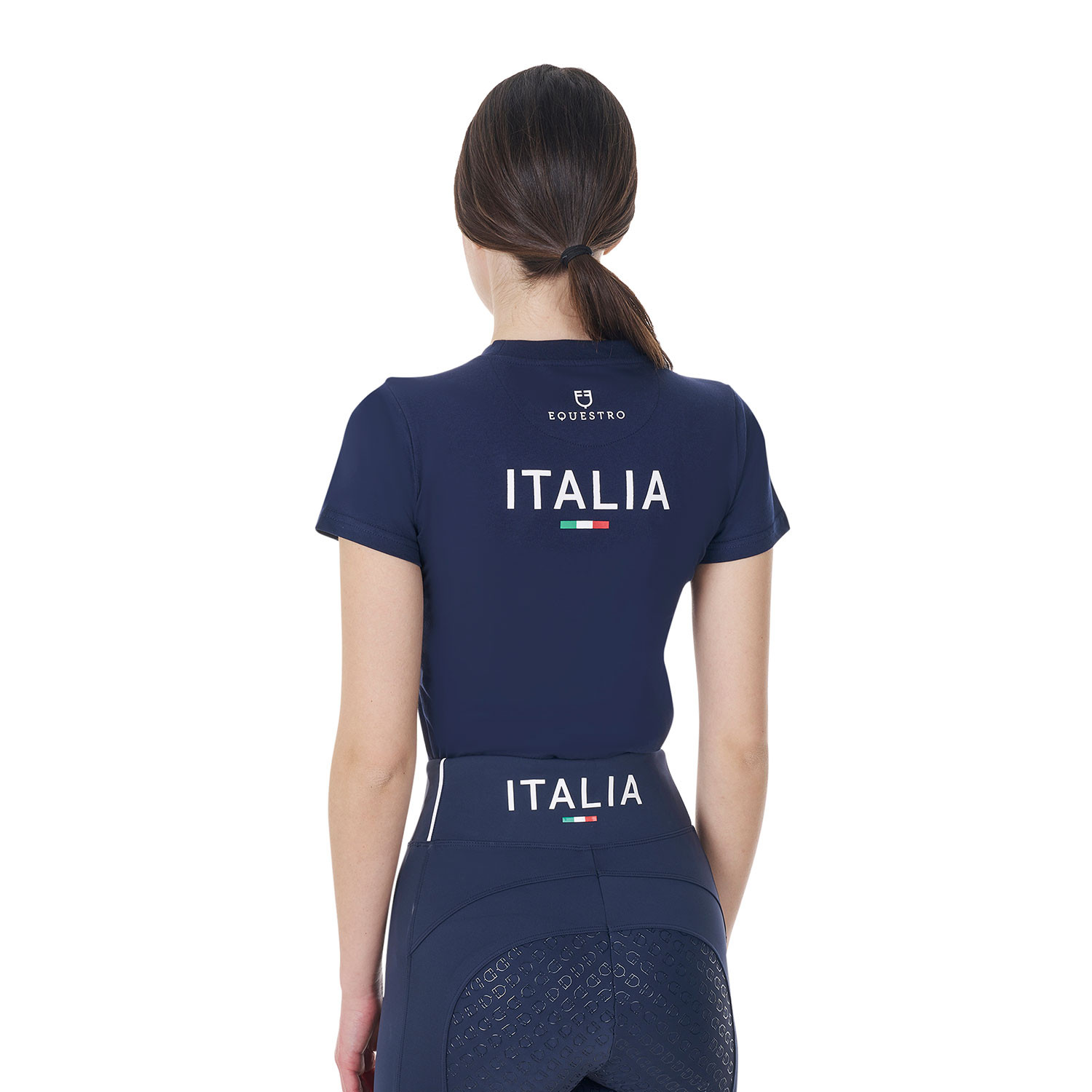 T-shirt donna slim fit Equestro X FISE - immagine 3