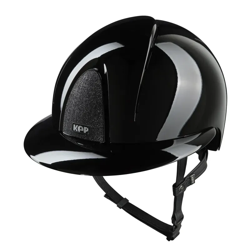 Casco Kep equitazione Smart Nova / Polish Nero / Visiera Polo / Star Nero Large